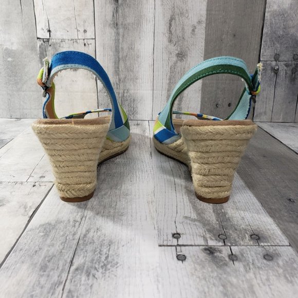 Coldwater Creek Espadrille Wedge Sandal NWOB Sz 10 - Picture 4 of 8